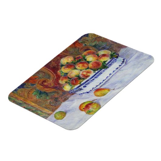 Stillleben mit Pfirsichen, Renoir Magnet (Linke Seite)