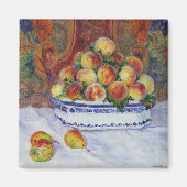 Stillleben mit Pfirsichen, Renoir Magnet (Vorne)