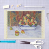 Stillleben mit Pfirsichen, Renoir Seidenpapier (Handwerk)