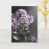 Stillleben mit Phylox Gruß-Karte Karte (Gelbe Blume)