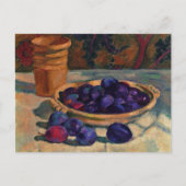 Stillleben mit Plums Théo van Rysselberghe Postkarte (Vorderseite)