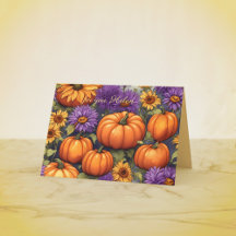 Stillleben mit Pumpkin Herbst Geburtstag