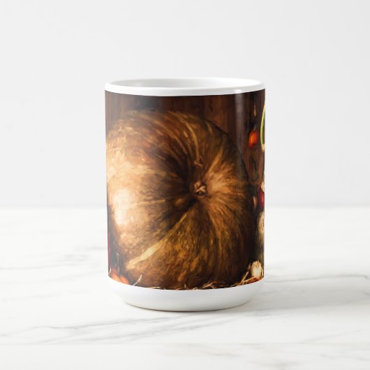 Stillleben mit Pumpkins Kaffeetasse (Mittel)
