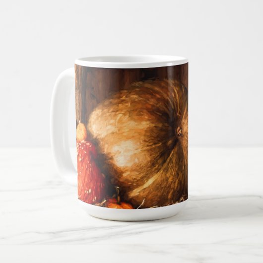 Stillleben mit Pumpkins Kaffeetasse (Vorderseite Links)
