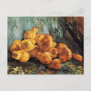 Stillleben mit Quittenbirnen von Vincent van Gogh Postkarte