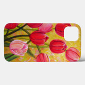 Stillleben mit rosa und roten Tulpen Case-Mate iPhone Hülle (Rückseite (Horizontal))