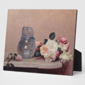 Stillleben mit Rose, 1889 (Öl auf Leinwand) Fotoplatte (Seite)