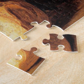 Stillleben mit Rose, Erdbeeren und Brot Puzzle (Seite)