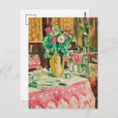 Stillleben mit Rose | George Leslie Hunter Postkarte (Vorne/Hinten)