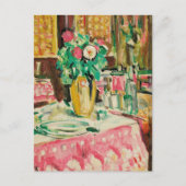 Stillleben mit Rose | George Leslie Hunter Postkarte (Vorderseite)