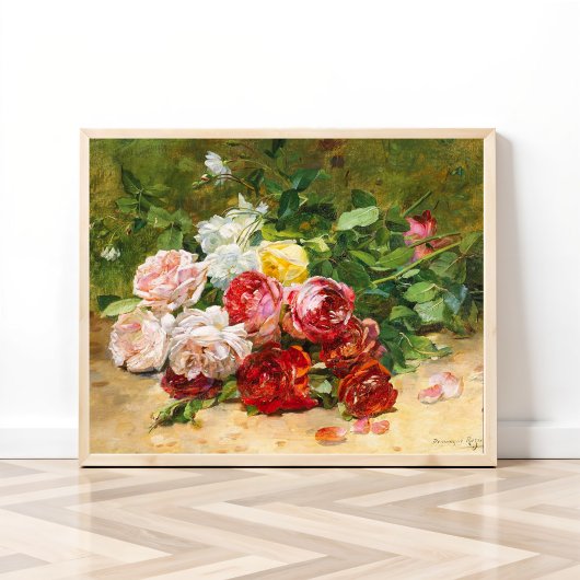 Stillleben mit Rose Poster