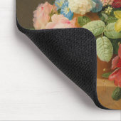 Stillleben mit Rose und Peonies - Bloemers A. Mousepad (Ecke)
