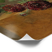 Stillleben mit Rose und Peonies - Bloemers A. Poster (Ecke)