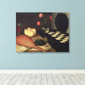 Stillleben mit Schachbrett, 1630 Leinwanddruck (Insitu (Holzboden))