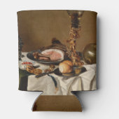 Stillleben mit Schinken, Büchern und Zierschiffen Dosenkühler (Rückseite)