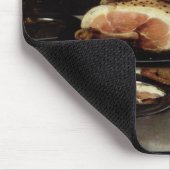 Stillleben mit Schinken Mousepad (Ecke)