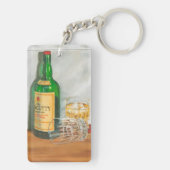 Stillleben mit schottischem durch Jennifer Schlüsselanhänger (Rückseite)