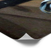 Stillleben mit Selbstportrait Poster (Ecke)