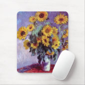 Stillleben mit Sonnenblumen durch Claude Monet Mousepad (Mit Mouse)