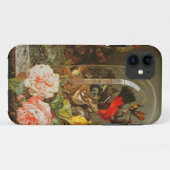 Stillleben mit Summenvogel in einer Glashaube Case-Mate iPhone Hülle (Rückseite (Horizontal))