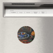 Stillleben mit Tasse von Pierre-Auguste Renoir Magnet (In Situ (Geschirrspüler))