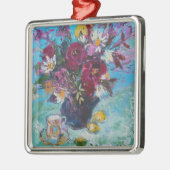 Stillleben mit Tee-Schale 2013 Silbernes Ornament (Links)