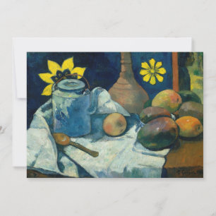 Stillleben mit Teekanne und Obst   Paul Gauguin