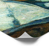 Stillleben mit Teekanne und Obst, Paul Gauguin Poster (Ecke)