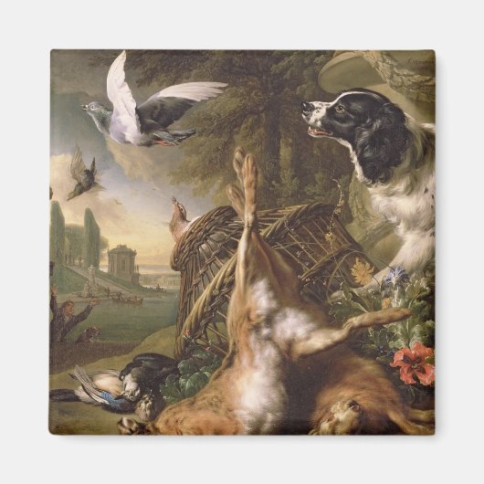Stillleben mit totem Spiel und Hares Magnet (Vorne)