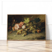 Stillleben mit Trauben Poster