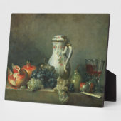 Stillleben mit Trauben und Granatäpfeln, 1763 (Öl Fotoplatte (Seite)