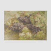 Stillleben mit Trauben von Giovanni Segantini Seidenpapier (Vorderseite)