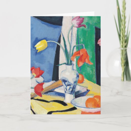 Stillleben mit Tulips | Samuel John Peploe Karte (Vorderseite)