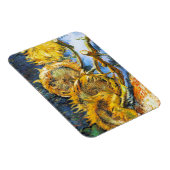 Stillleben mit vier Sonnenblumen Van Gogh Vincent Magnet (Rechte Seite)