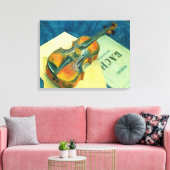Stillleben mit Violine, 1921 Leinwanddruck (Insitu (Wohnzimmer))