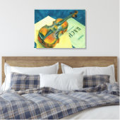 Stillleben mit Violine, 1921 Leinwanddruck (Insitu (Schlafzimmer))