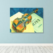 Stillleben mit Violine, 1921 Leinwanddruck (Insitu (Holzboden))