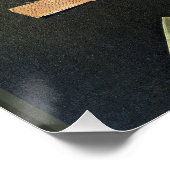 Stillleben mit Violine, schöne Kunst, Poster (Ecke)