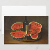 Stillleben mit Wassermelonen (von Constantin Stahi Briefpapier (Vorne/Hinten)