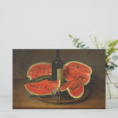 Stillleben mit Wassermelonen (von Constantin Stahi Briefpapier (Stehend Vorderseite)
