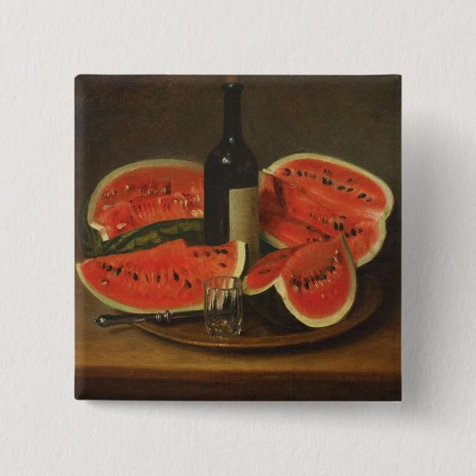 Stillleben mit Wassermelonen (von Constantin Stahi Button (Vorderseite)
