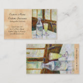 Stillleben mit Wermut-Vincent van Gogh-Farbe Visitenkarte (Vorne/Hinten)