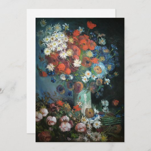 Stillleben mit Wiese-Blume | Vincent van Gogh (Vorne/Hinten)