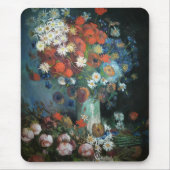 Stillleben mit Wiese-Blume | Vincent van Gogh Mousepad (Vorne)