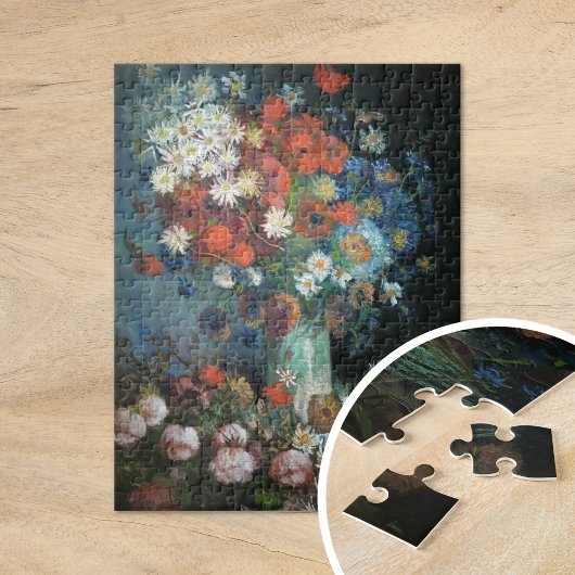 Stillleben mit Wiese-Blume | Vincent Van Gogh Puzzle