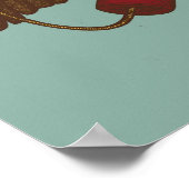 Stillleben mit Woodpecker Poster (Ecke)