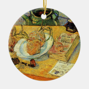 Stillleben mit Zeichenbrett von Vincent van Gogh Keramikornament