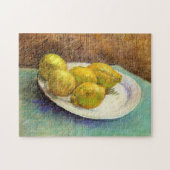 Stillleben mit Zitronen auf einer Platte Puzzle (Horizontal)