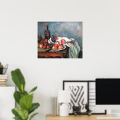 Stillleben mit Zwiebeln - Paul Cézanne Poster (Heimbüro)