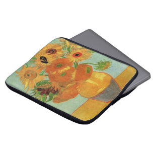 Stillleben mit zwölf Sonnenblumen von Vincent van  Laptopschutzhülle